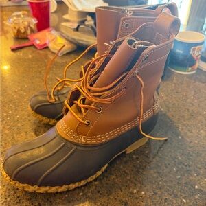 L.L. Bean Brown and Black Winter Boots